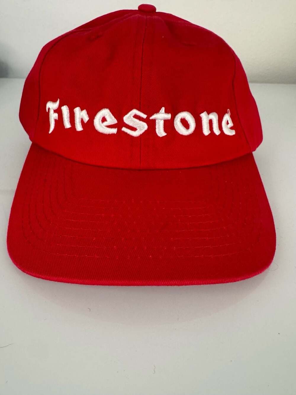 Bridgestone Firestone Red Adjustable Baseball Cap Hat